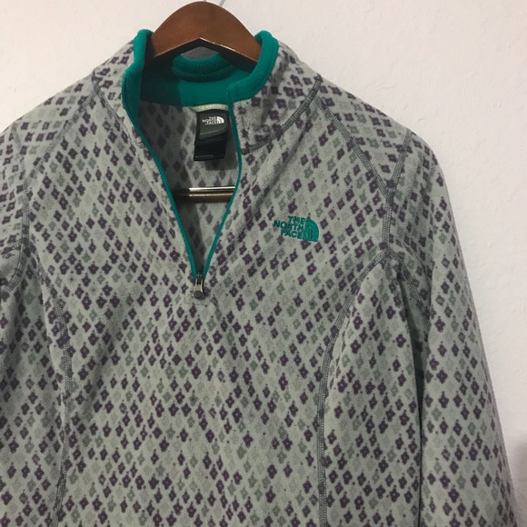 The North Face Jackets & Blazers - North Face diamond zip pullover fleece jacket